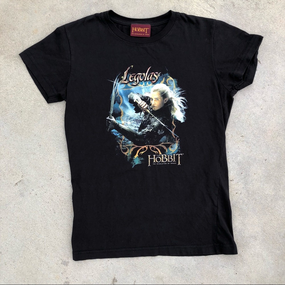 ‘14 The Hobbit Legolas (Orlando Bloom) Movie Tee - Size Large - Picture 2 of 7